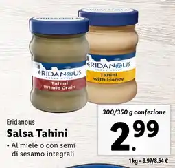 Lidl Eridanous Salsa Tahini offerta