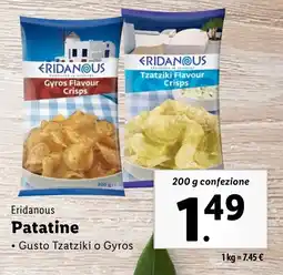 Lidl Eridanous Patatine offerta