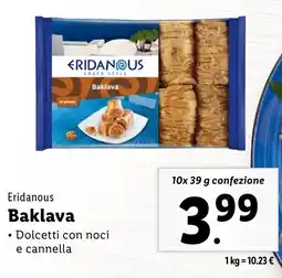 Lidl Eridanous Baklava offerta