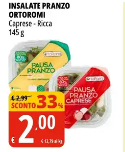 Tigros Insalate pranzo ORTOROMI offerta