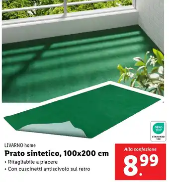 Lidl LIVARNO home Prato sintetico, 100x200 cm offerta