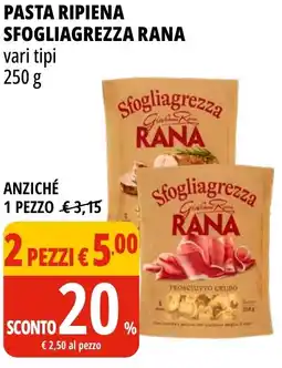 Tigros Pasta ripiena sfogliagrezza RANA offerta