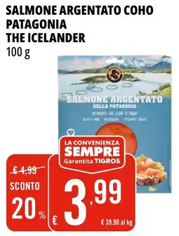 Tigros Salmone argentato coho patagonia THE ICELANDER offerta