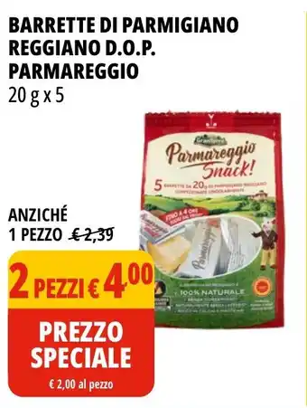 Tigros Barrette di parmigiano reggiano d.o.p. PARMAREGGIO offerta