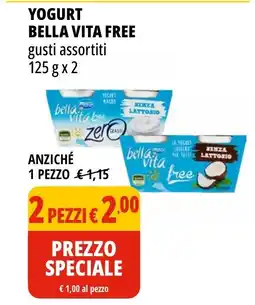 Tigros Yogurt BELLA VITA FREE offerta