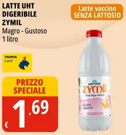 Tigros Latte uht digeribile ZYMIL offerta