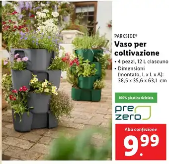 Lidl PARKSIDE Vaso per coltivazione offerta