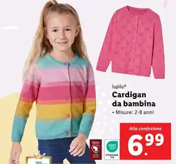 Lidl lupilu Cardigan da bambina offerta