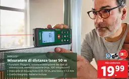 Lidl PARKSIDE Misuratore di distanza laser 50 m offerta