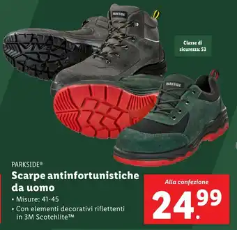 Lidl PARKSIDE Scarpe antinfortunistiche da uomo offerta