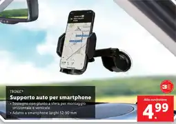 Lidl TRONIC Supporto auto per smartphone offerta