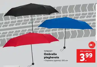 Lidl TOPMOVE Ombrello pieghevole offerta