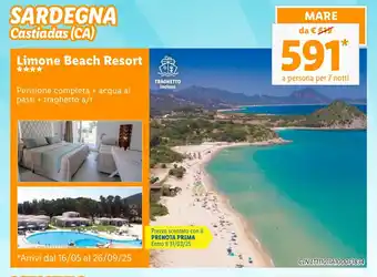 Lidl Limone Beach Resort offerta