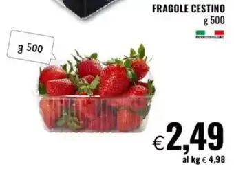 Famila Fragole cestino offerta