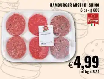 Famila Hamburger misti di suino offerta