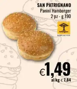 Famila SAN PATRIGNANO Panini Hamburger offerta