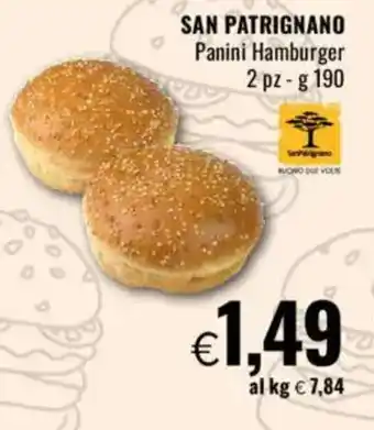 Famila SAN PATRIGNANO Panini Hamburger offerta