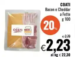 Famila COATI Bacon e Cheddar a Fette offerta