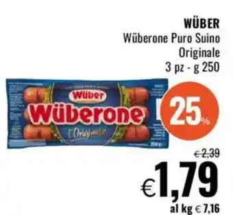 Famila WÜBER Wüberone Puro Suino Originale offerta