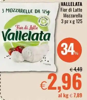 Famila VALLELATA Fior di Latte Mozzarella offerta