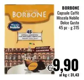 Famila BORBONE Capsule Caffè Miscela Nobile Dolce Gusto offerta