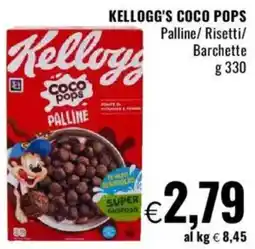 Famila KELLOGG'S COCO POPS Palline/ Risetti/ Barchette offerta