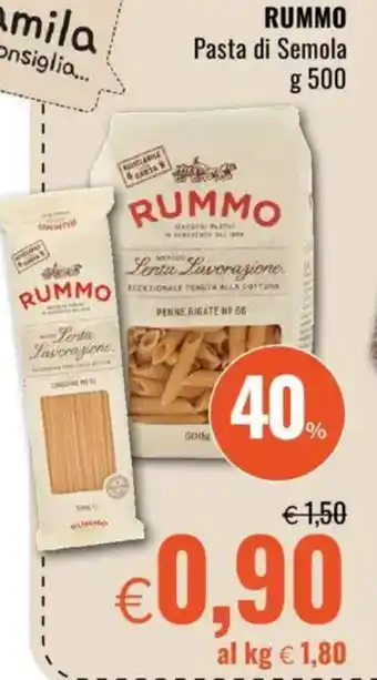 Famila RUMMO Pasta di Semola offerta