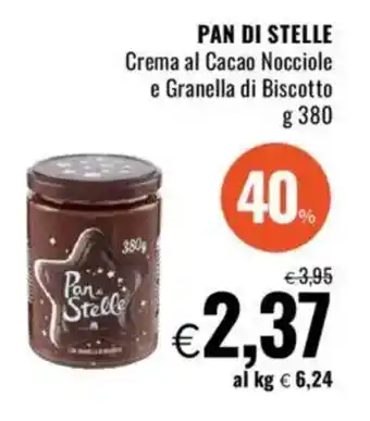 Famila PAN DI STELLE Crema al Cacao Nocciole e Granella di Biscotto offerta