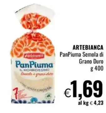 Famila ARTEBIANCA PanPiuma Semola di Grano Duro offerta