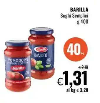 Famila BARILLA Sughi Semplici offerta