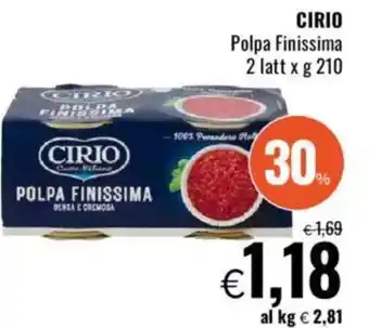 Famila CIRIO Polpa Finissima offerta