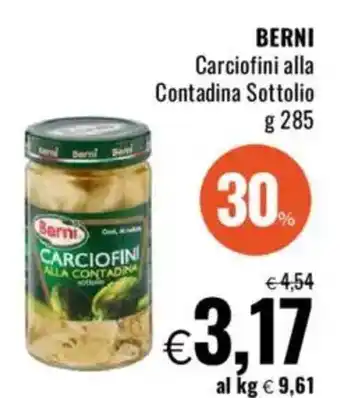 Famila BERNI Carciofini alla Contadina Sottolio offerta