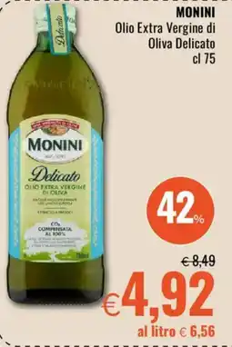 Famila MONINI Olio Extra Vergine di Oliva Delicato offerta