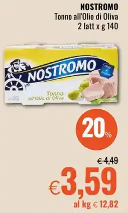 Famila NOSTROMO Tonno all'Olio di Oliva offerta