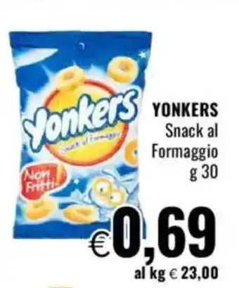 Famila YONKERS Snack al Formaggio offerta