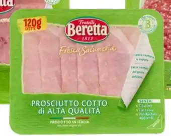 Tigros Prosciutto cotto alta qualità fresca salumeria BERETTA offerta