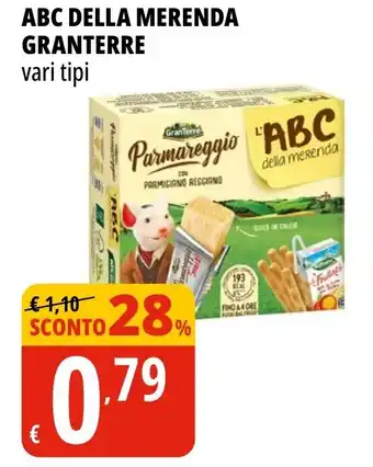 Tigros Abc della merenda GRANTERRE offerta