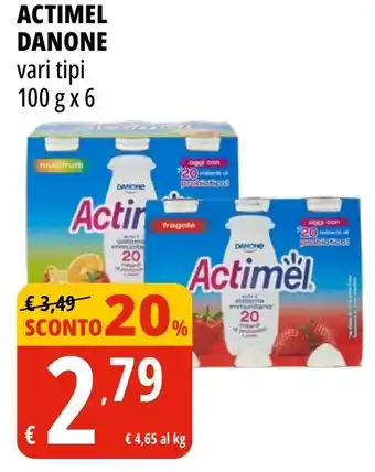 Tigros Actimel DANONE offerta