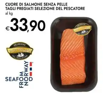 Bennet Cuore di salmone senza pelle tagli pregiati selezione del pescatore offerta