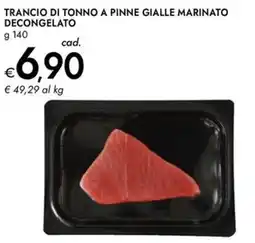 Bennet Trancio di tonno a pinne gialle marinato decongelato offerta