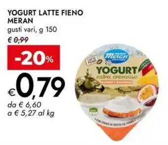 Bennet Yogurt latte fieno MERAN offerta