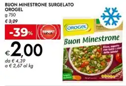 Bennet Buon minestrone surgelato OROGEL offerta