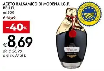 Bennet Aceto balsamico di modena i.g.p. BELLEI offerta