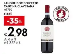 Bennet Langhe doc dolcetto cantina CLAVESANA offerta