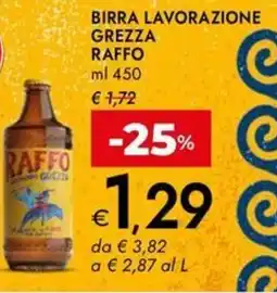 Bennet Birra lavorazione GREZZA RAFFO offerta