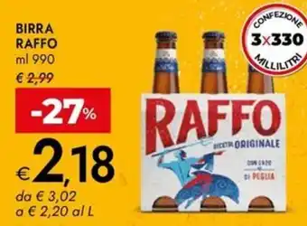 Bennet Birra RAFFO offerta