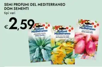 Bennet Semi profumi del mediterraneo DOM SEMENTI offerta