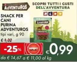 Bennet Snack per cani purina ADVENTUROS offerta