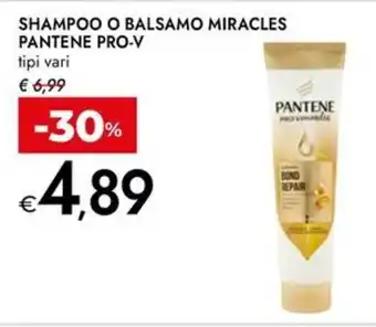 Bennet Shampoo o balsamo miracles PANTENE PRO-V offerta