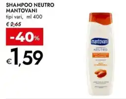 Bennet Shampoo neutro MANTOVANI offerta